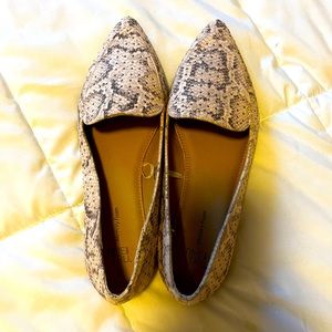 Snake skin flats